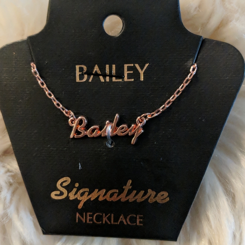 Women's/ girls Bailey Rose Gold Necklace